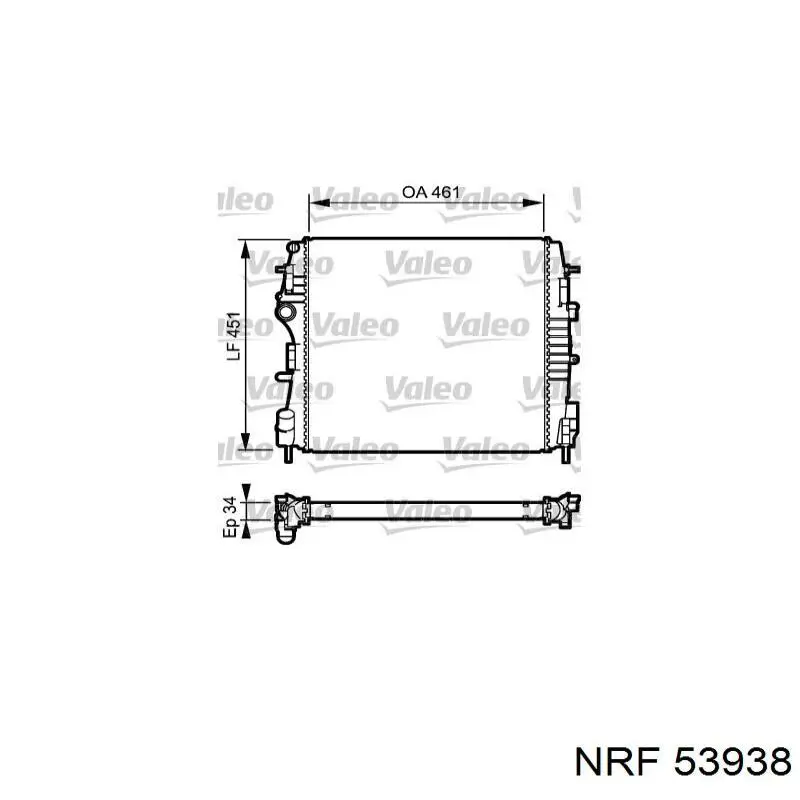 Радіатор основний Renault (RVI) 8200384071 ціна, від 117.13 USD