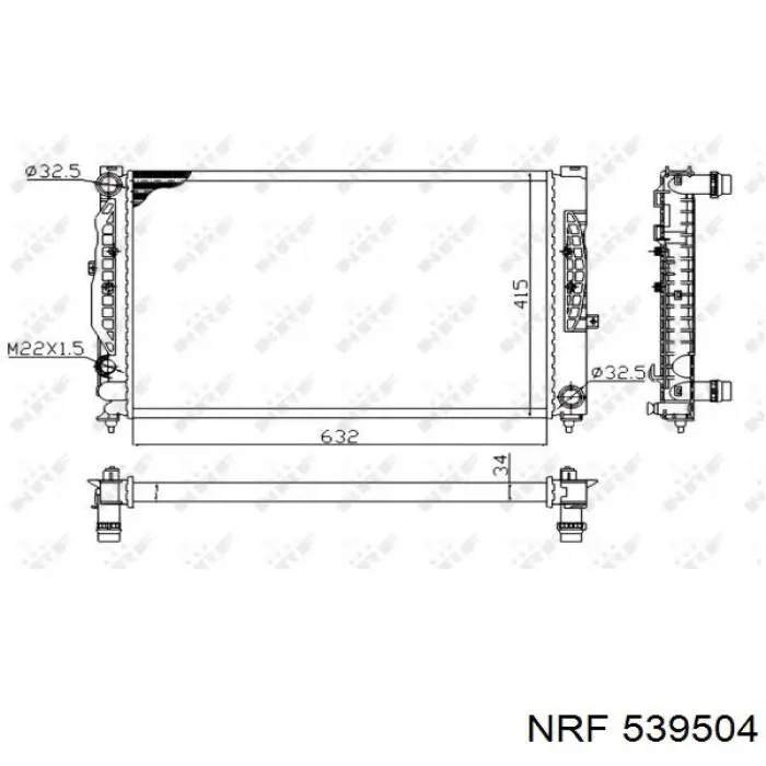 Радіатор охолодження Maxgear AC269011
