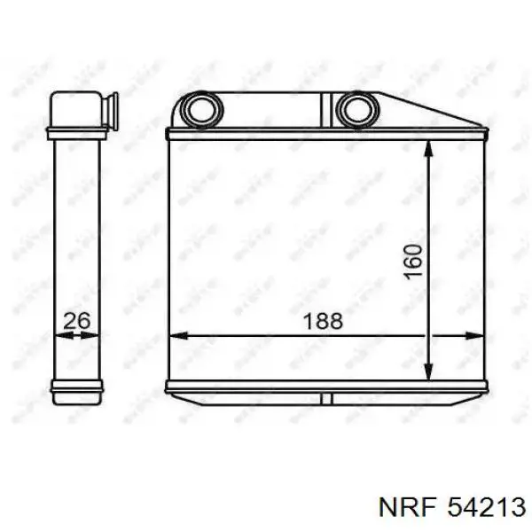 Радіатор пічки (обігрівача) Fiat/Alfa/Lancia 77366932 ціна, від 30.26 USD