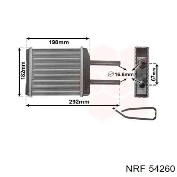 Купити 54260 NRF Теплообмінник