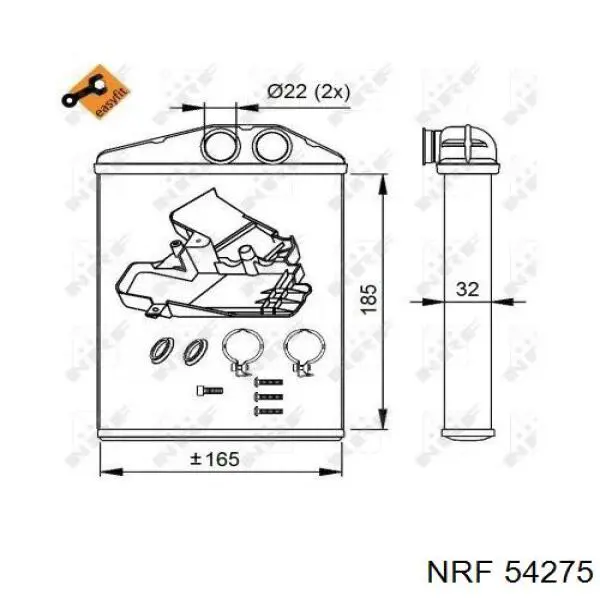 Купити 93171801 Opel Теплообмінник