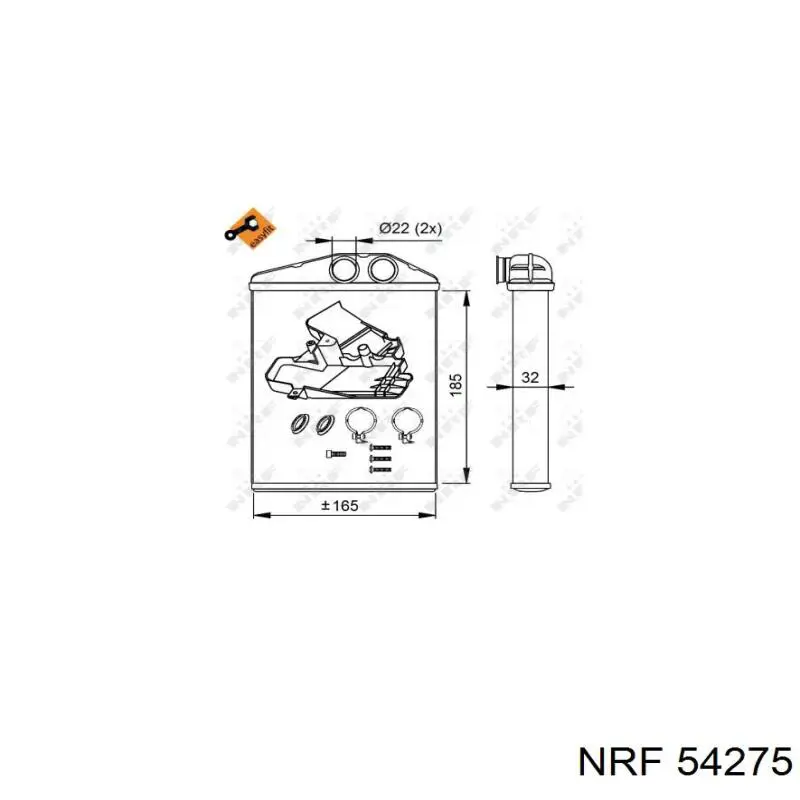 Радіатор пічки (обігрівача) Opel 93171801 ціна, від 28.19 USD