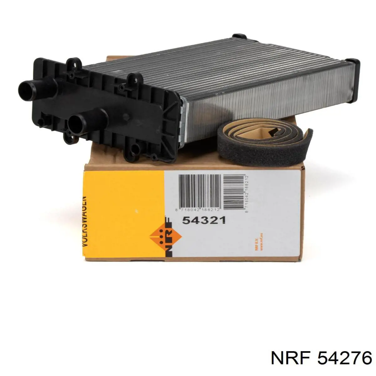 Радіатор пічки 54276 NRF