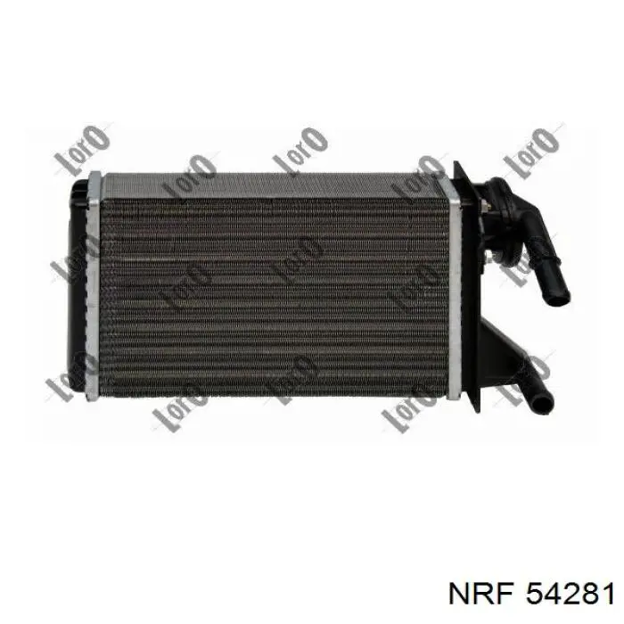 Радіатор пічки 54281 NRF
