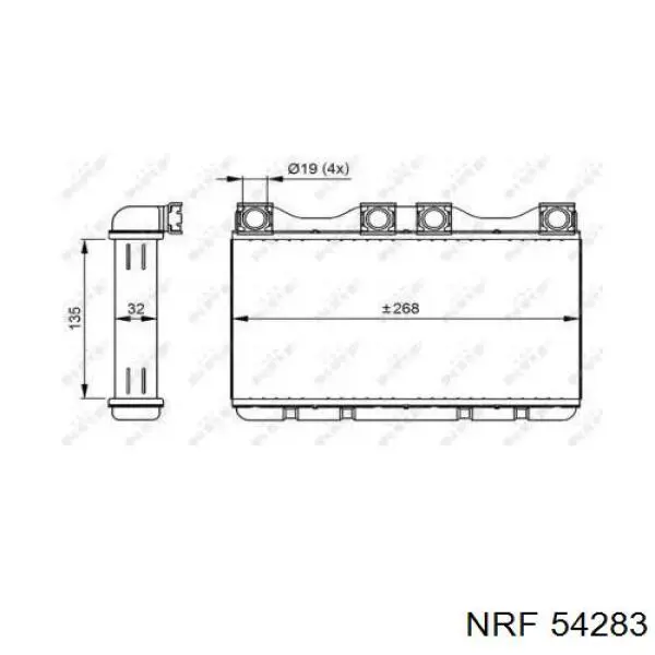Радіатор пічки (обігрівача) Polcar 2022N81 ціна, від 39.22 USD