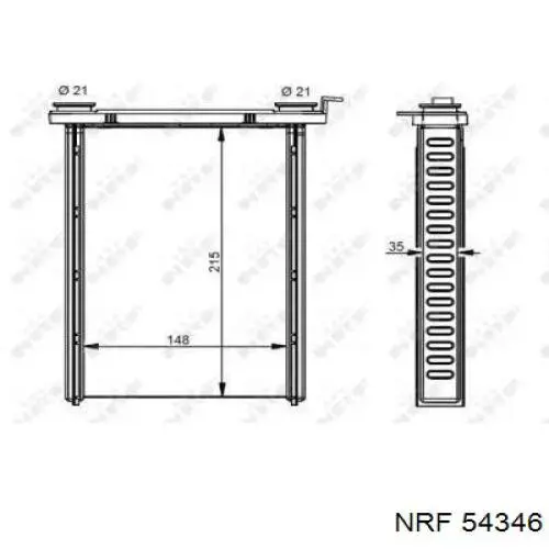 Радіатор пічки (обігрівача) Fast FT55202 ціна, від 48.17 USD