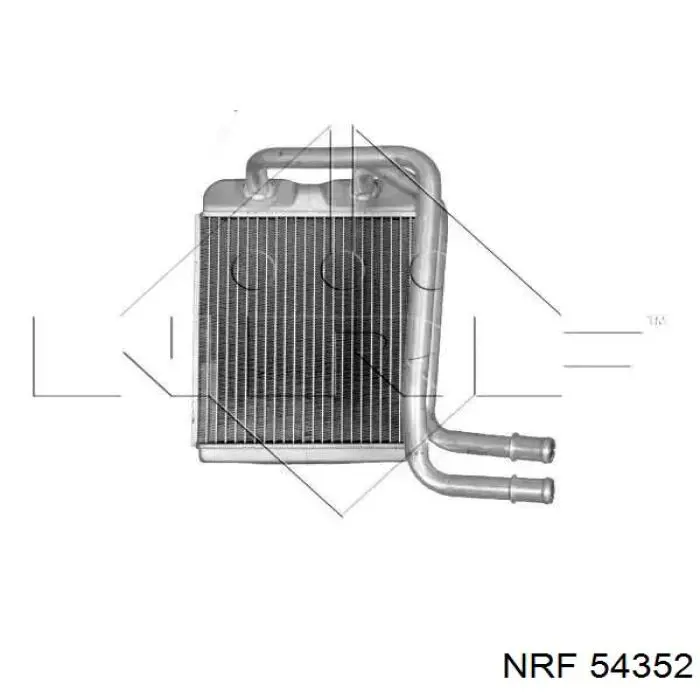 54352 NRF радіатор пічки (обігрівача)