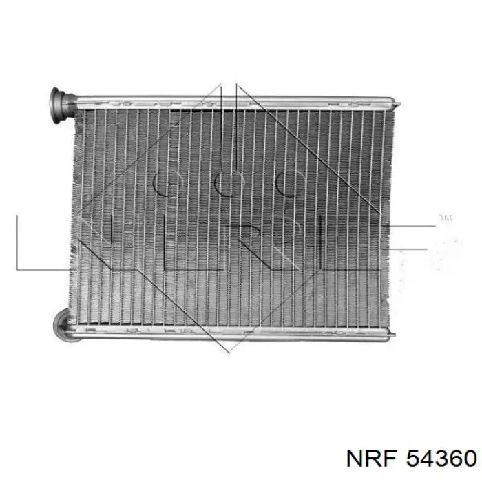 Радіатор пічки (обігрівача) 54360 NRF