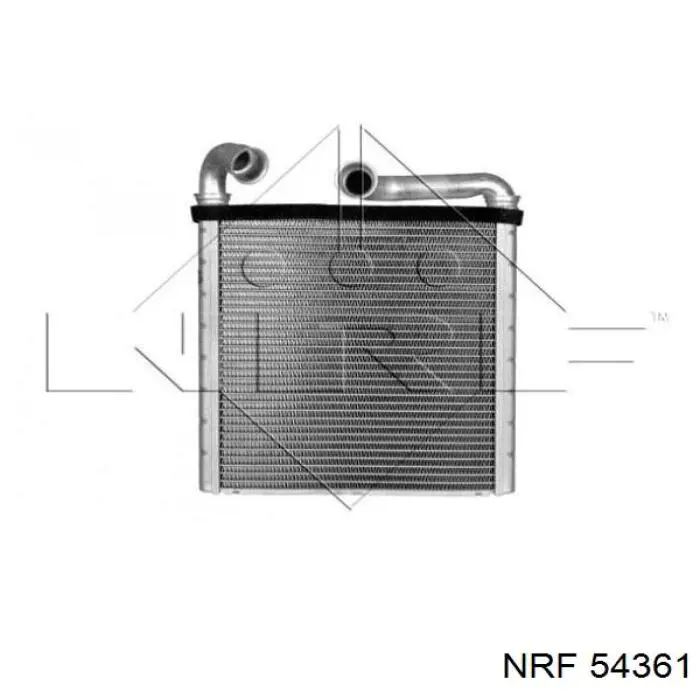 Радіатор пічки 95C2N82 Polcar