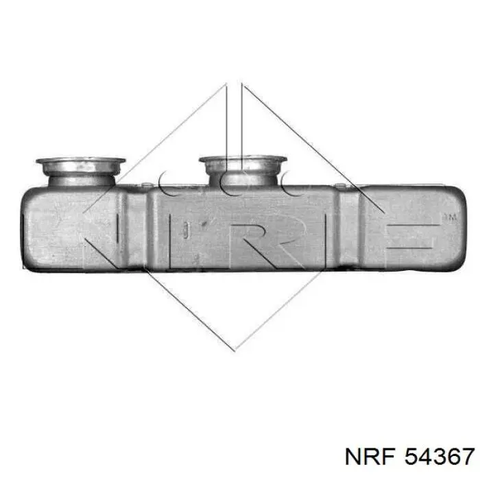 Радіатор пічки (обігрівача) 54367 NRF