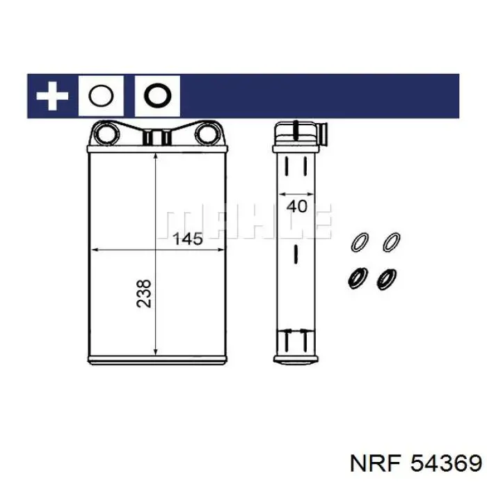 Радіатор пічки 350218472000 Magneti Marelli
