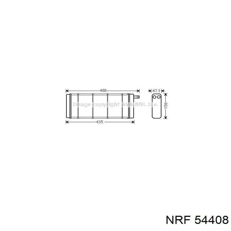 Купити 54408 NRF Теплообмінник