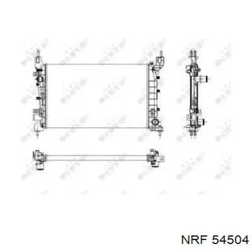 Радіатор основний Fiat/Alfa/Lancia 51784706 ціна, від 62.64 USD