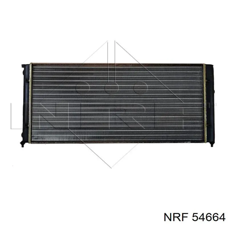 54664 NRF радіатор охолодження двигуна