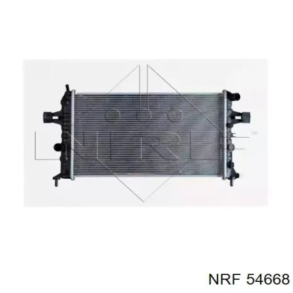 Купити 54668 NRF Радіатор двигуна