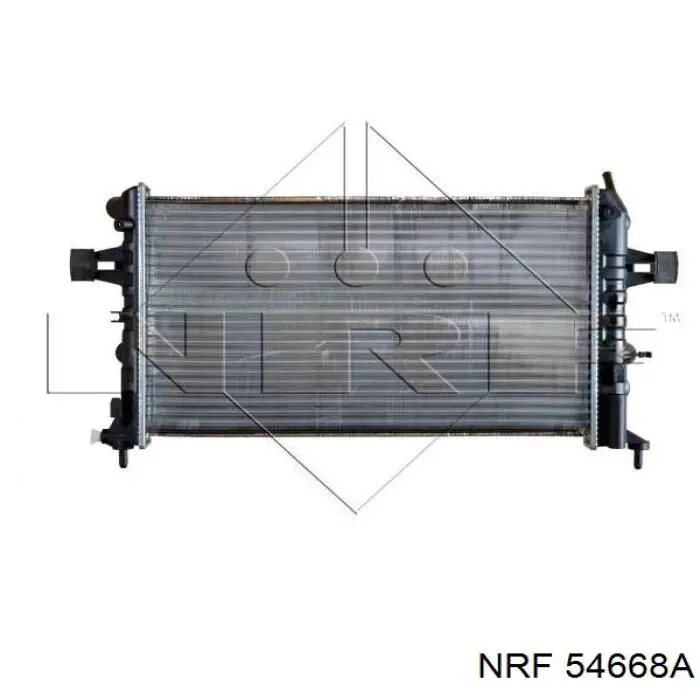 54668A NRF радіатор охолодження двигуна