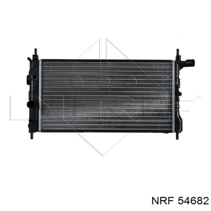 54682 NRF радіатор охолодження двигуна