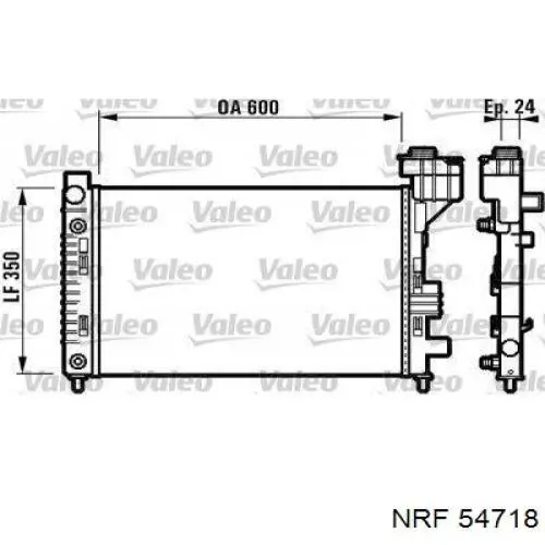 Купити A1685000202 Mercedes Радіатор двигуна