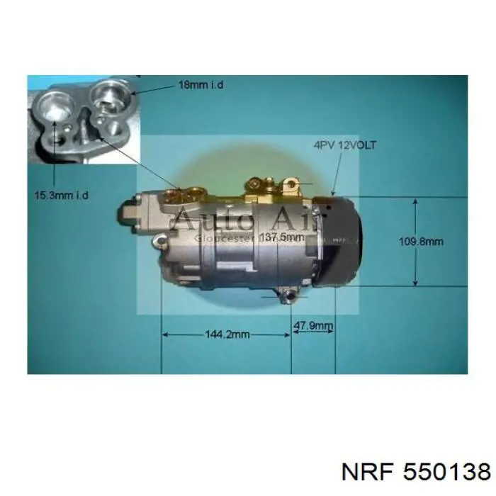 Купити 550138 NRF Радіатор двигуна