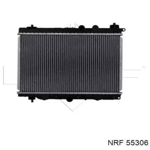 55306 NRF радіатор охолодження двигуна
