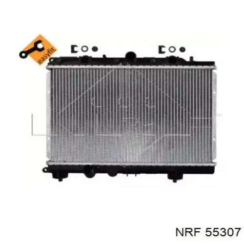 55307 NRF радіатор охолодження двигуна