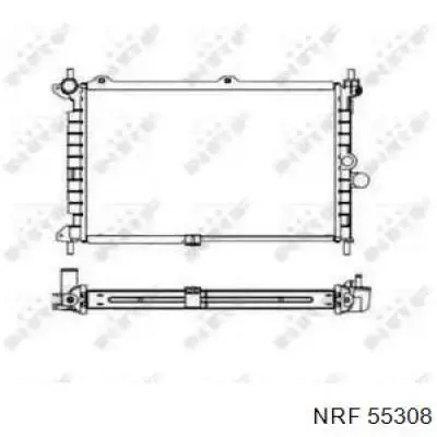 Радіатор охолодження Nissens 63089