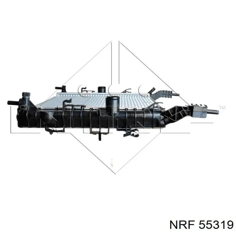 55319 NRF радіатор охолодження двигуна