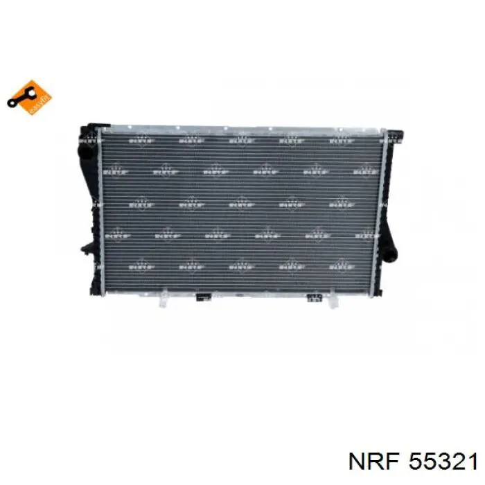 55321 NRF радіатор охолодження двигуна