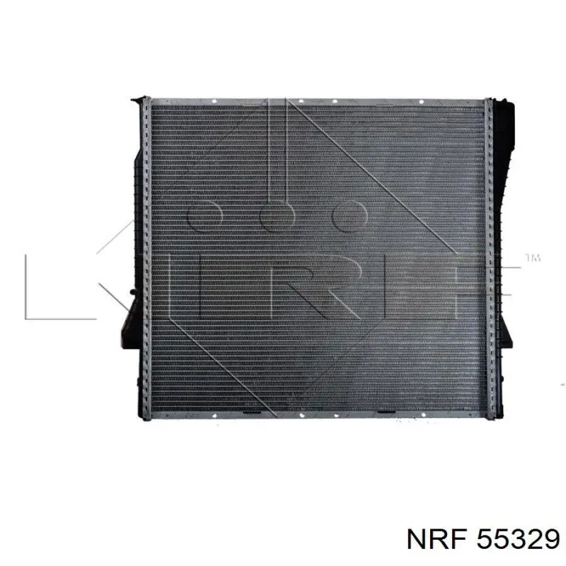 55329 NRF радіатор охолодження двигуна