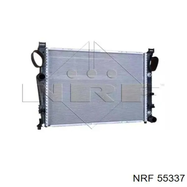 55337 NRF радіатор охолодження двигуна