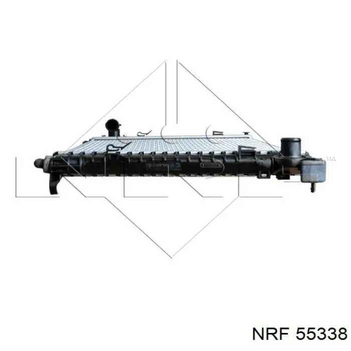 55338 NRF Радіатор охолодження двигуна