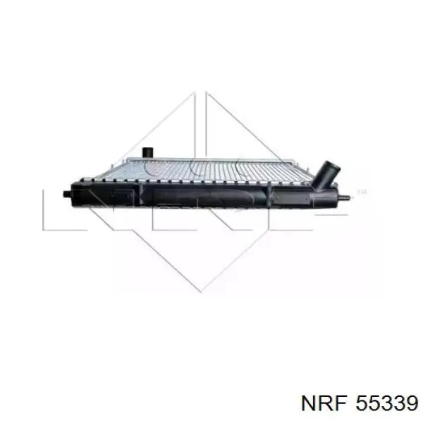 55339 NRF Радіатор охолодження двигуна