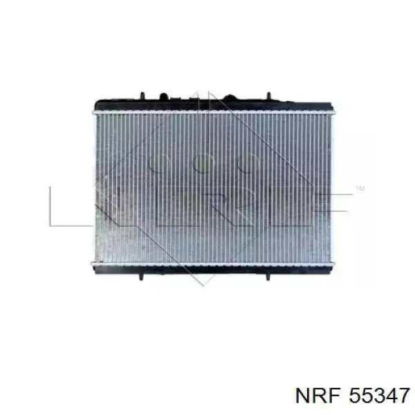 55347 NRF Радіатор охолодження двигуна