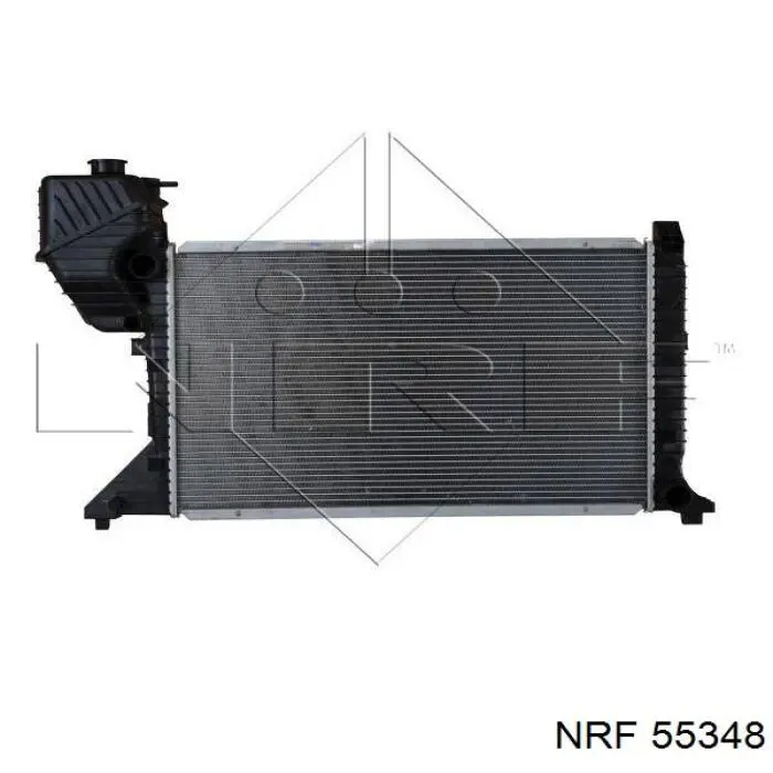 55348 NRF Радіатор охолодження двигуна