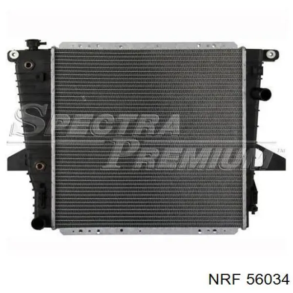 56034 NRF Радіатор охолодження двигуна
