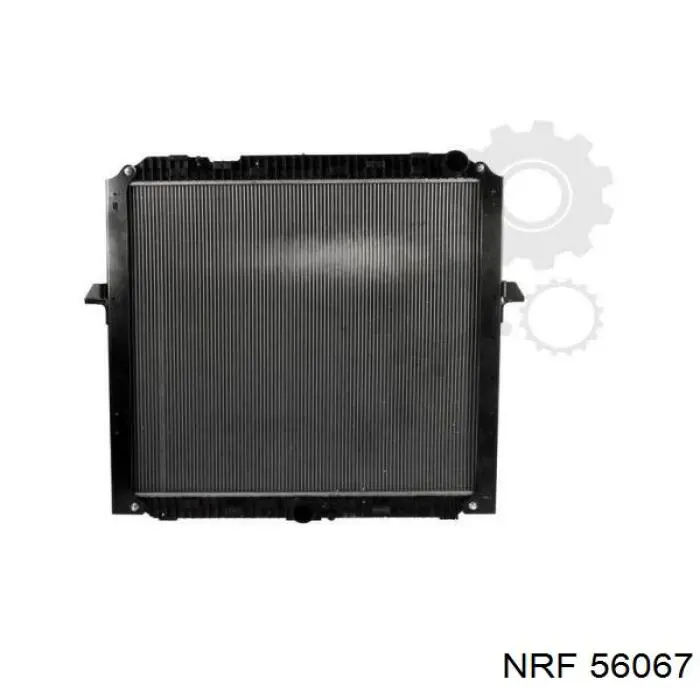 56067 NRF Радіатор охолодження двигуна