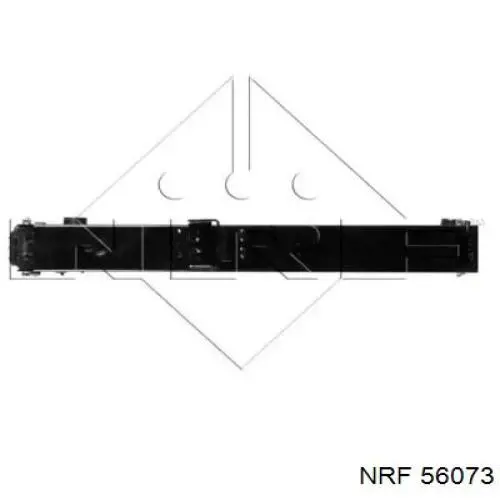56073 NRF Радіатор охолодження двигуна