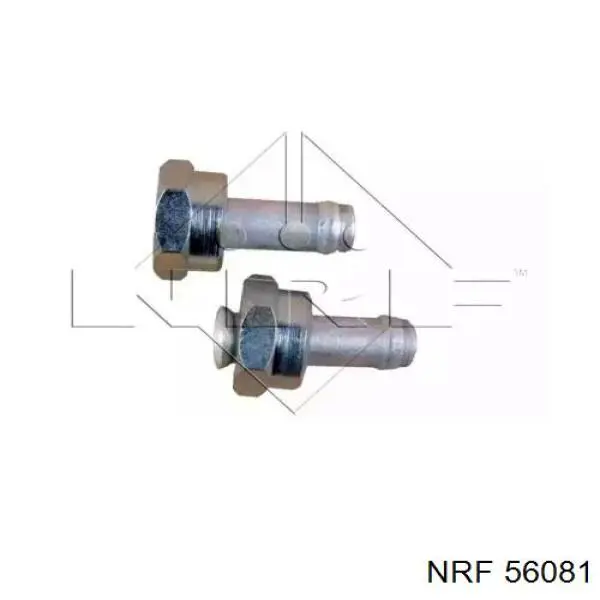 56081 NRF Радіатор охолодження двигуна