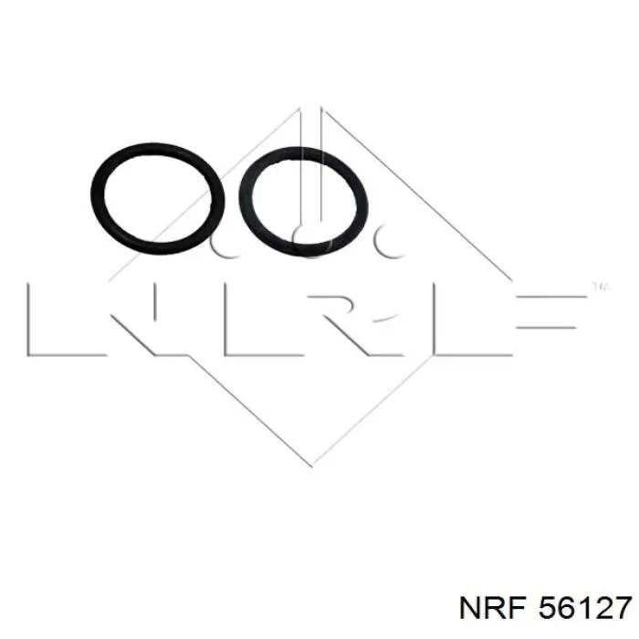 56127 NRF Радіатор охолодження двигуна