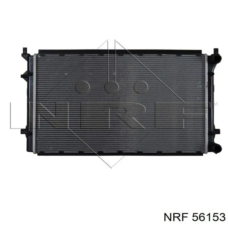 56153 NRF радіатор охолодження двигуна