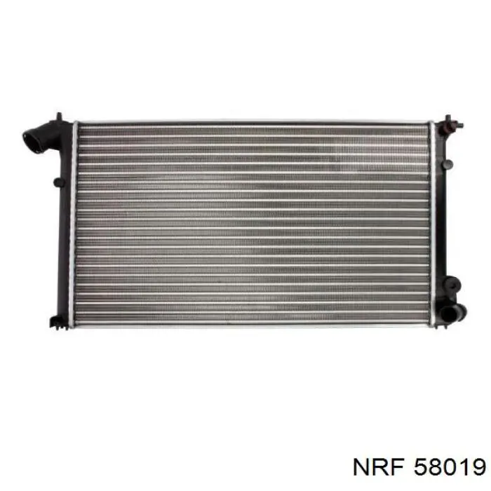 58019 NRF Радіатор охолодження двигуна