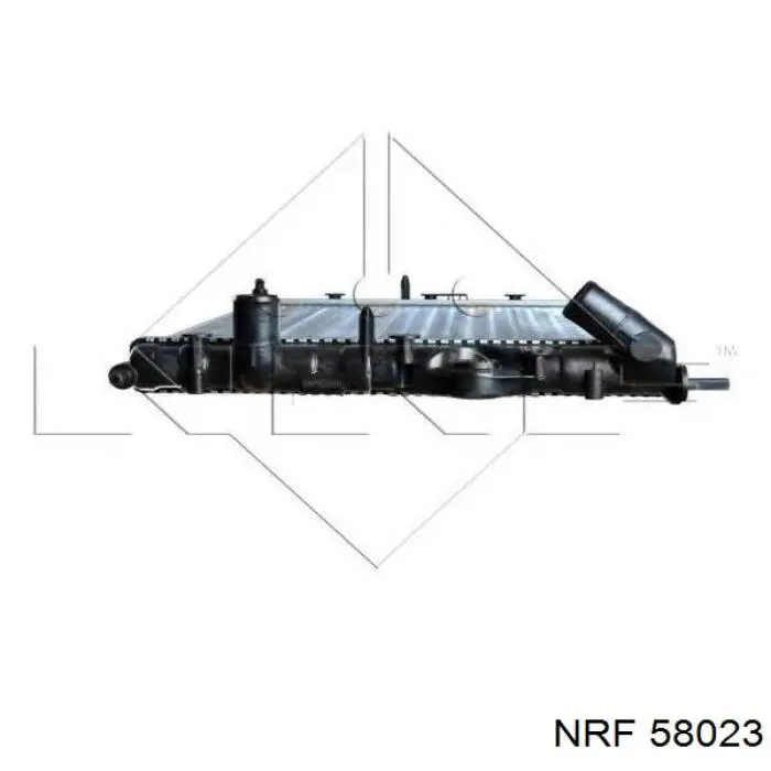 Радіатор 58023 NRF
