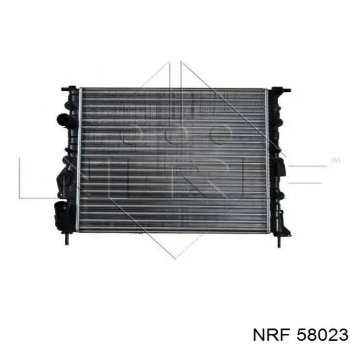 Радіатор основний NRF 58023 ціна, від 37.52 USD