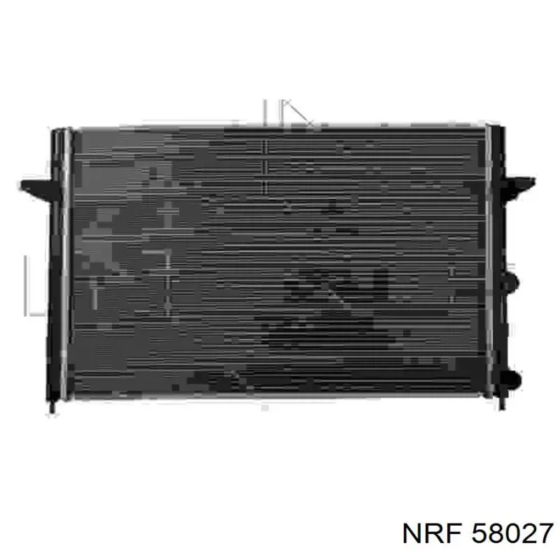 58027 NRF радіатор охолодження двигуна