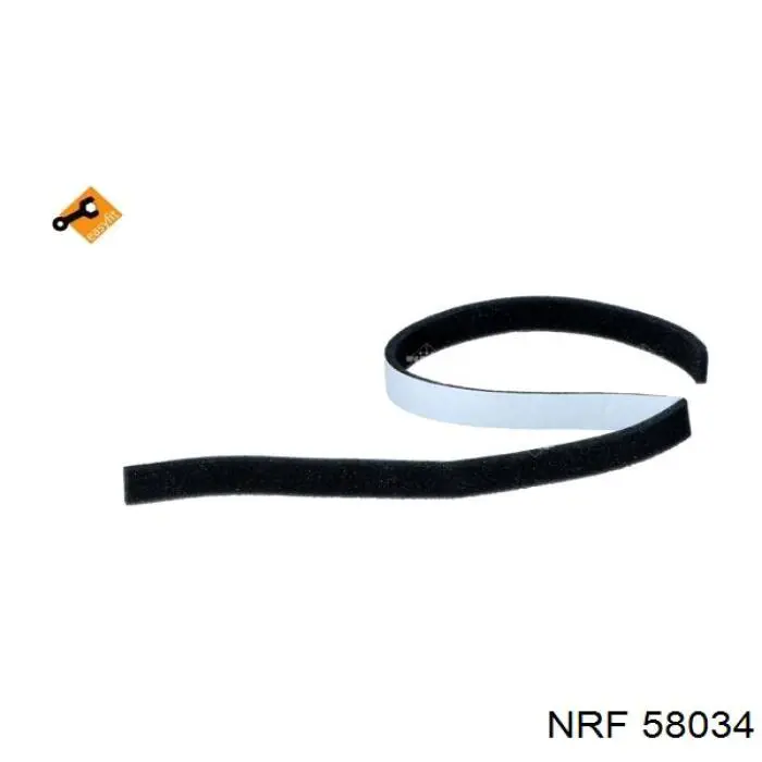 Радіатор пічки (обігрівача) NRF 58034 ціна, від 19.04 USD