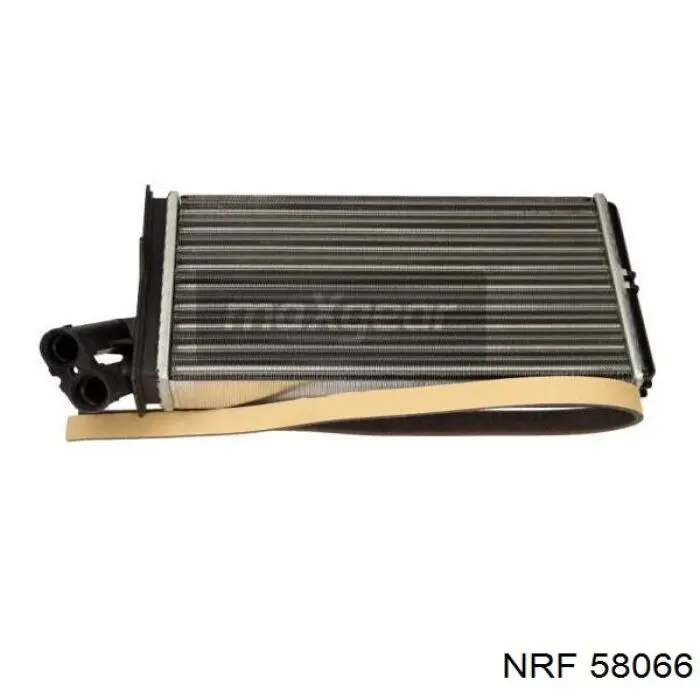 Радіатор пічки 58066 NRF