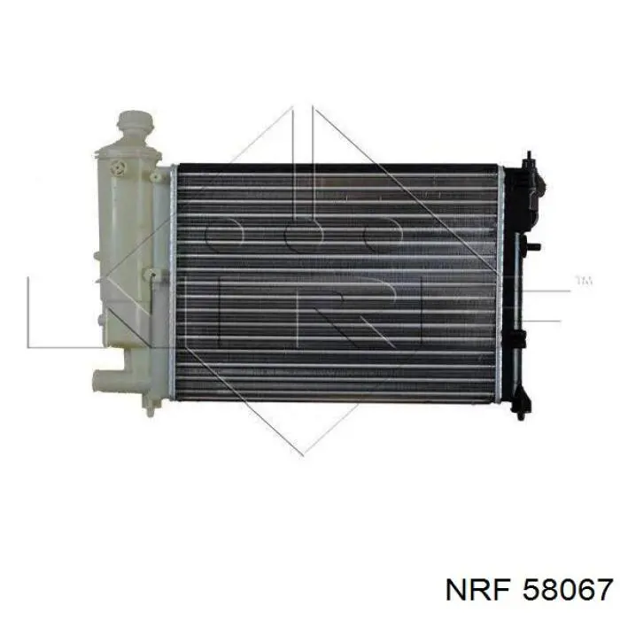 Радіатор 58067 NRF