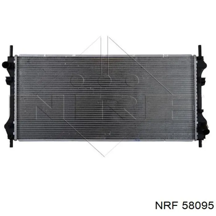 58095 NRF Радіатор охолодження двигуна