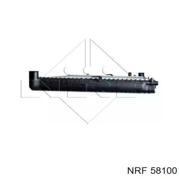 58100 NRF Радіатор охолодження двигуна