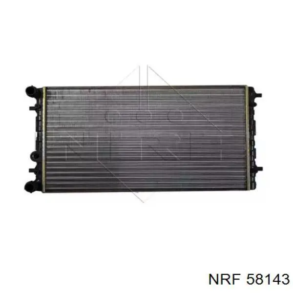 58143 NRF радіатор охолодження двигуна